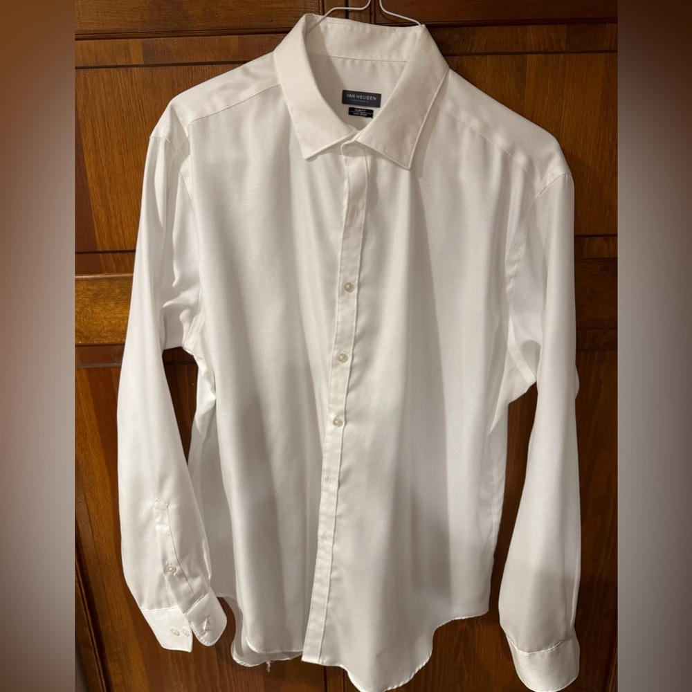 Van Heusen Classic White Dress Shirt